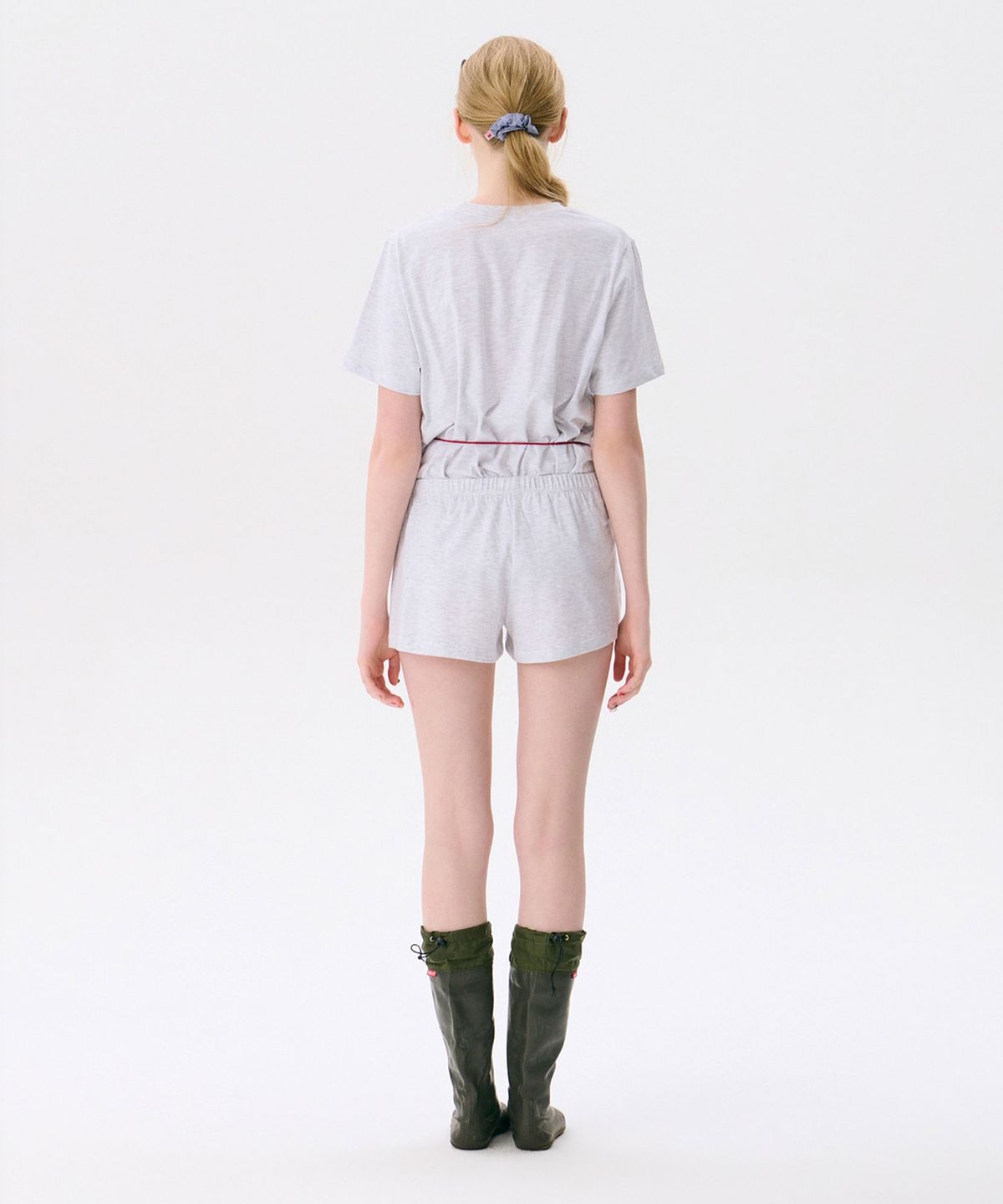 준준스페이스(JUNEJUNE SPACE) Colorful Basic T-shirts_Grey(다채로운 기본 티셔츠_그레이)