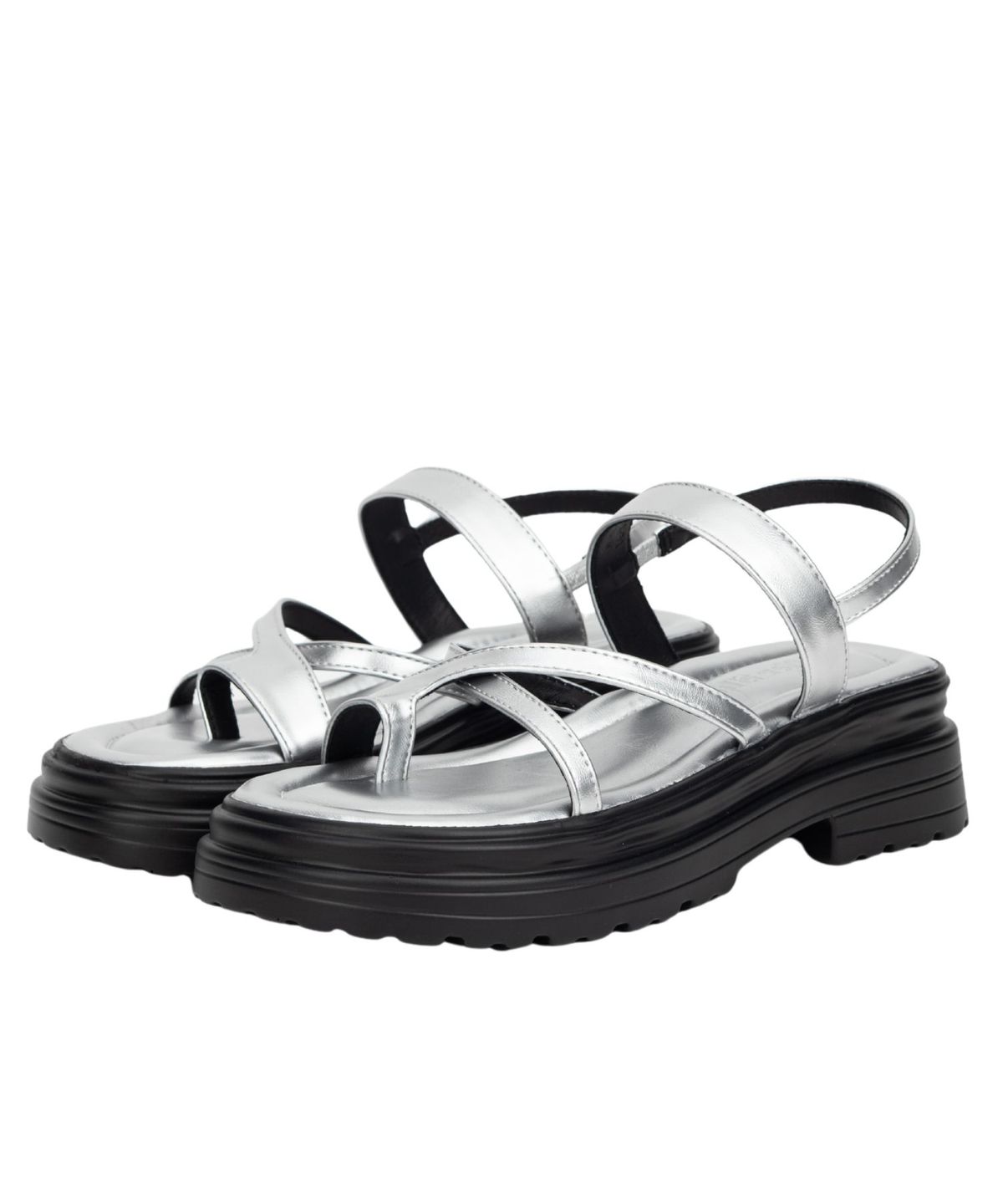 디퍼슈(DIFFERSHOE) 아렌 샌들 5CM [실버]