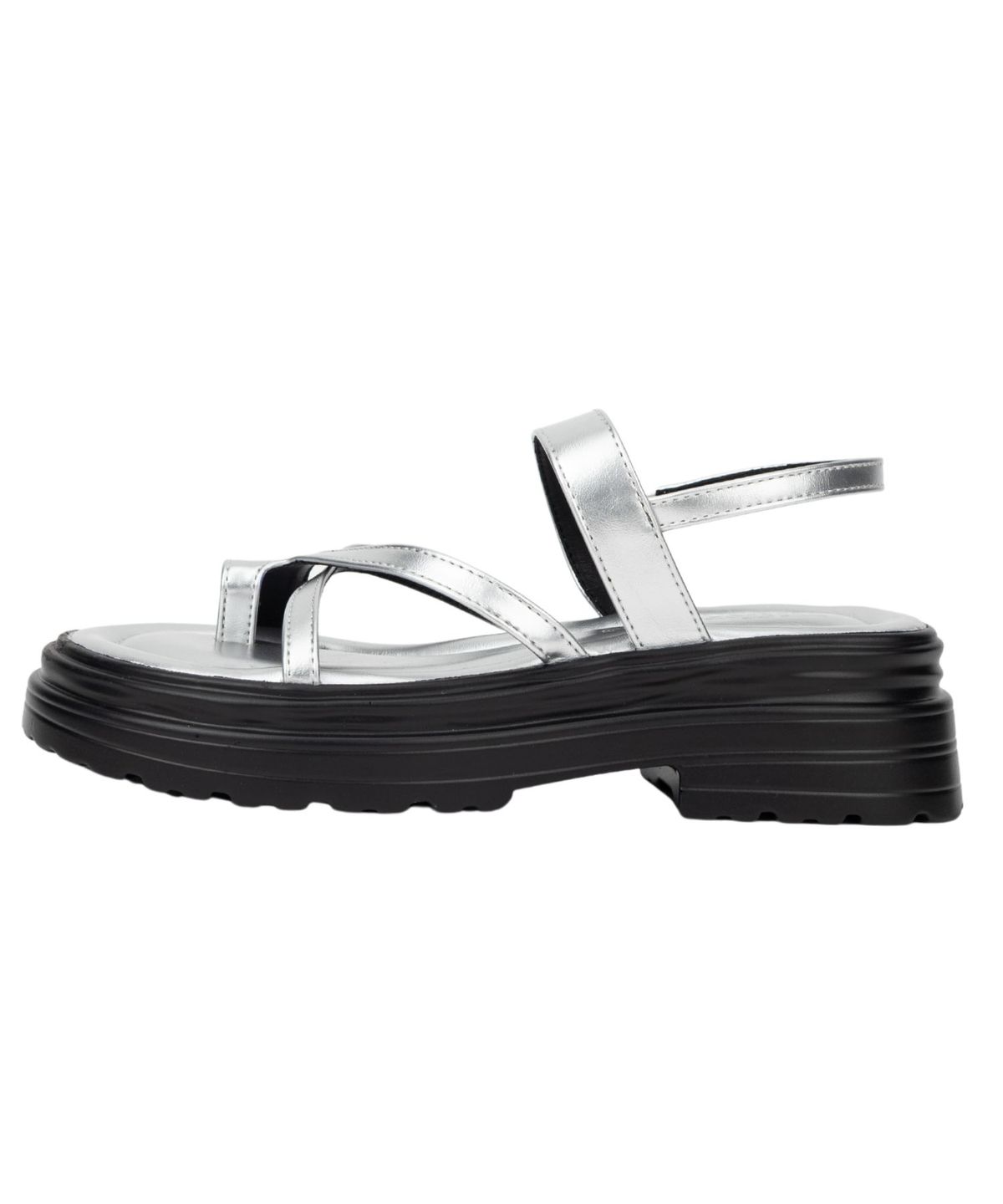 디퍼슈(DIFFERSHOE) 아렌 샌들 5CM [실버]