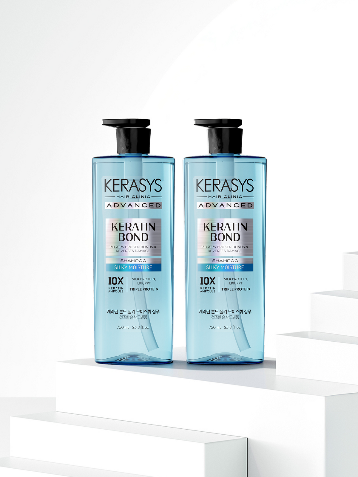 케라시스(KERASYS) 케라시스 케라틴본드 실키 모이스춰 샴푸/트리트먼트 750ML 골라담기