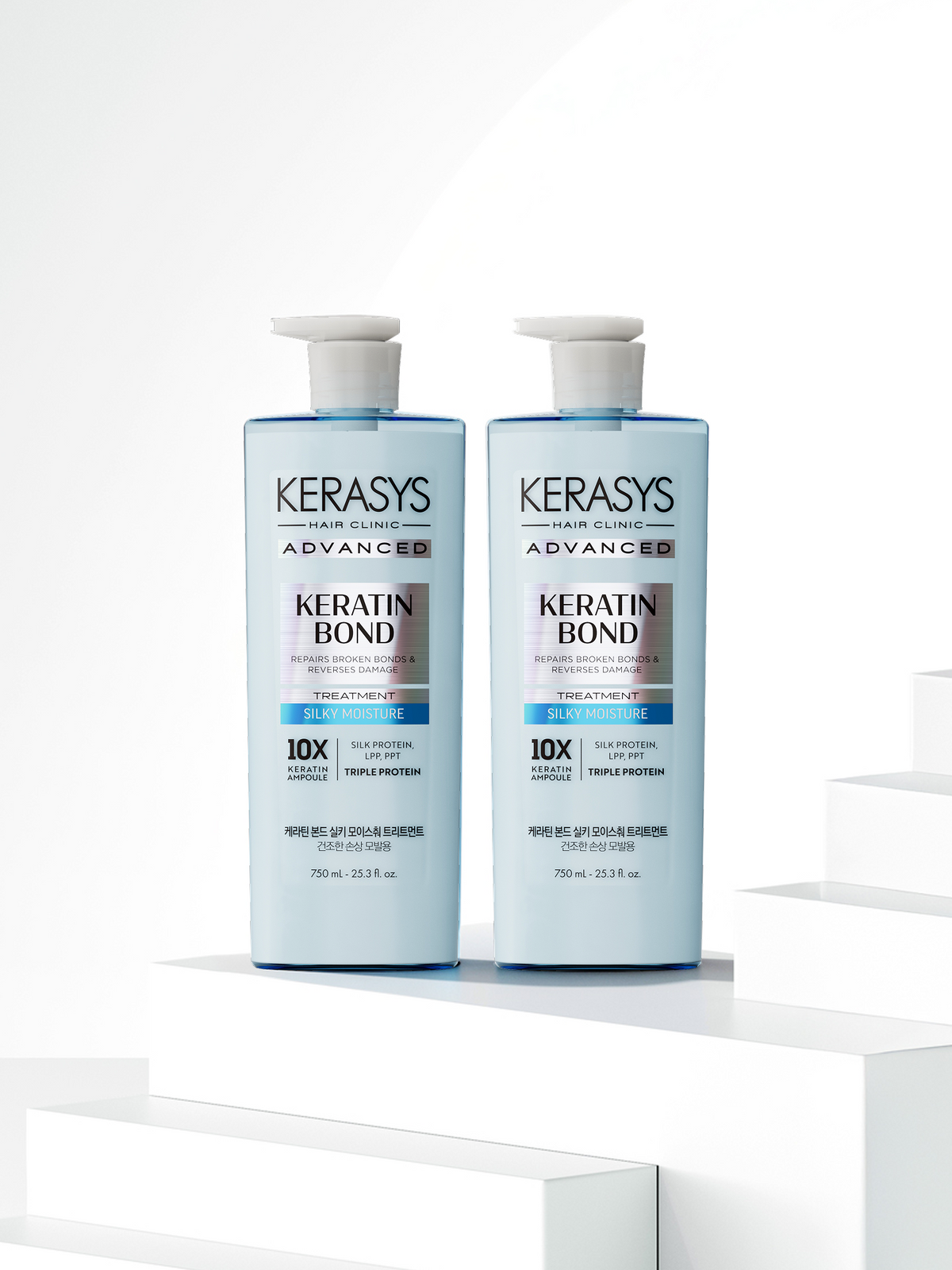 케라시스(KERASYS) 케라시스 케라틴본드 실키 모이스춰 샴푸/트리트먼트 750ML 골라담기