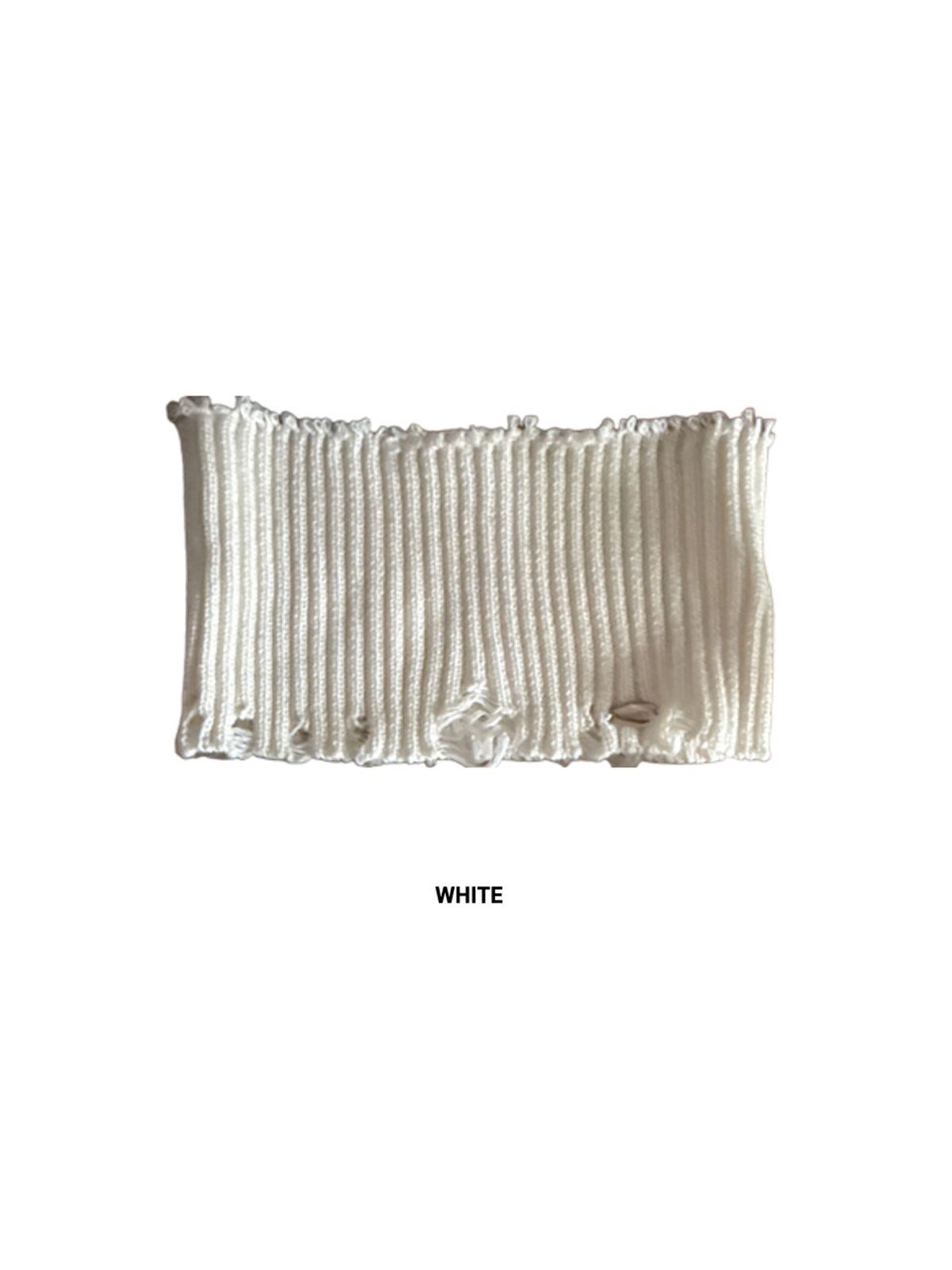 라미(RAMEE) 로고 립 헤어 밴드_WHITE COLOR