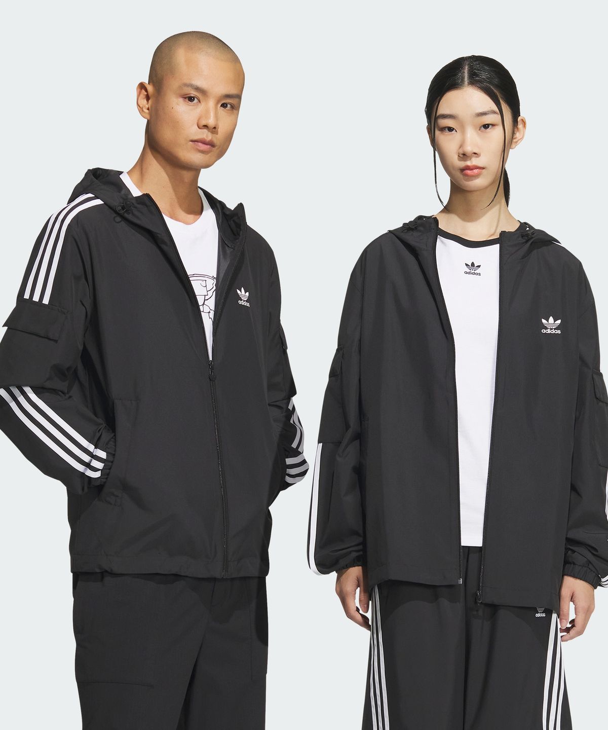 아디다스(ADIDAS) 스택 트랙 재킷 (젠더 뉴트럴) KB1945