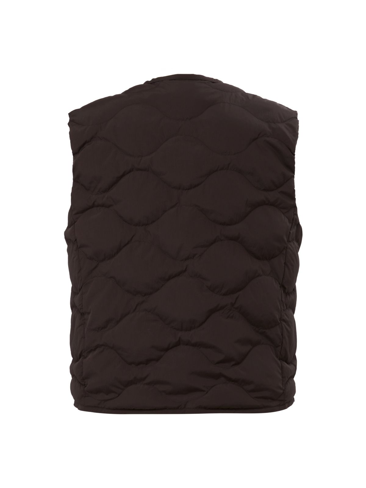아이더(EIDER) POP 여성 U넥 경량 패딩 베스트_Dark Brown