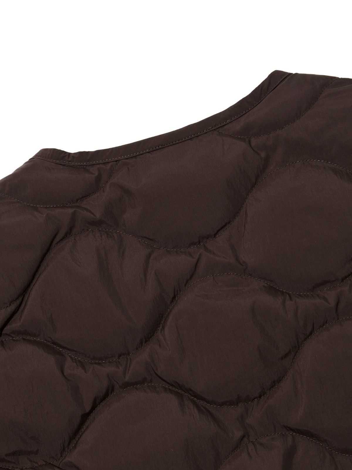 아이더(EIDER) POP 여성 U넥 경량 패딩 베스트_Dark Brown