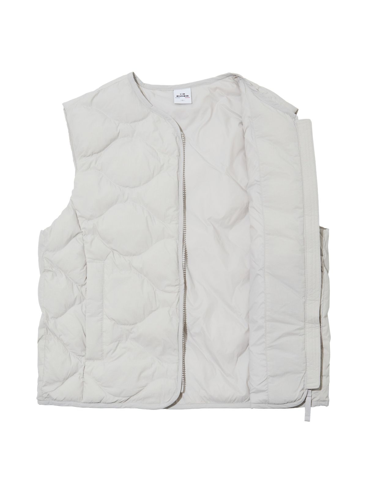 아이더(EIDER) POP 여성 U넥 경량 패딩 베스트_Grayish BEIGE