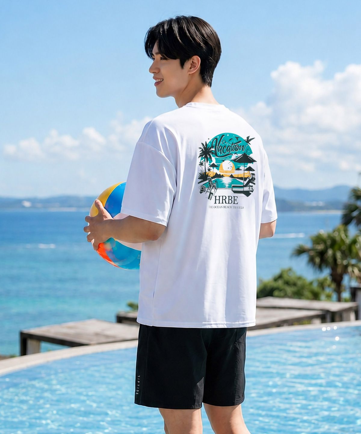 헤링본(HERRINGBONE) [SET] 남성 래쉬가드세트 반팔&이지 스윔팬츠 3종 택1 RI386 AC900