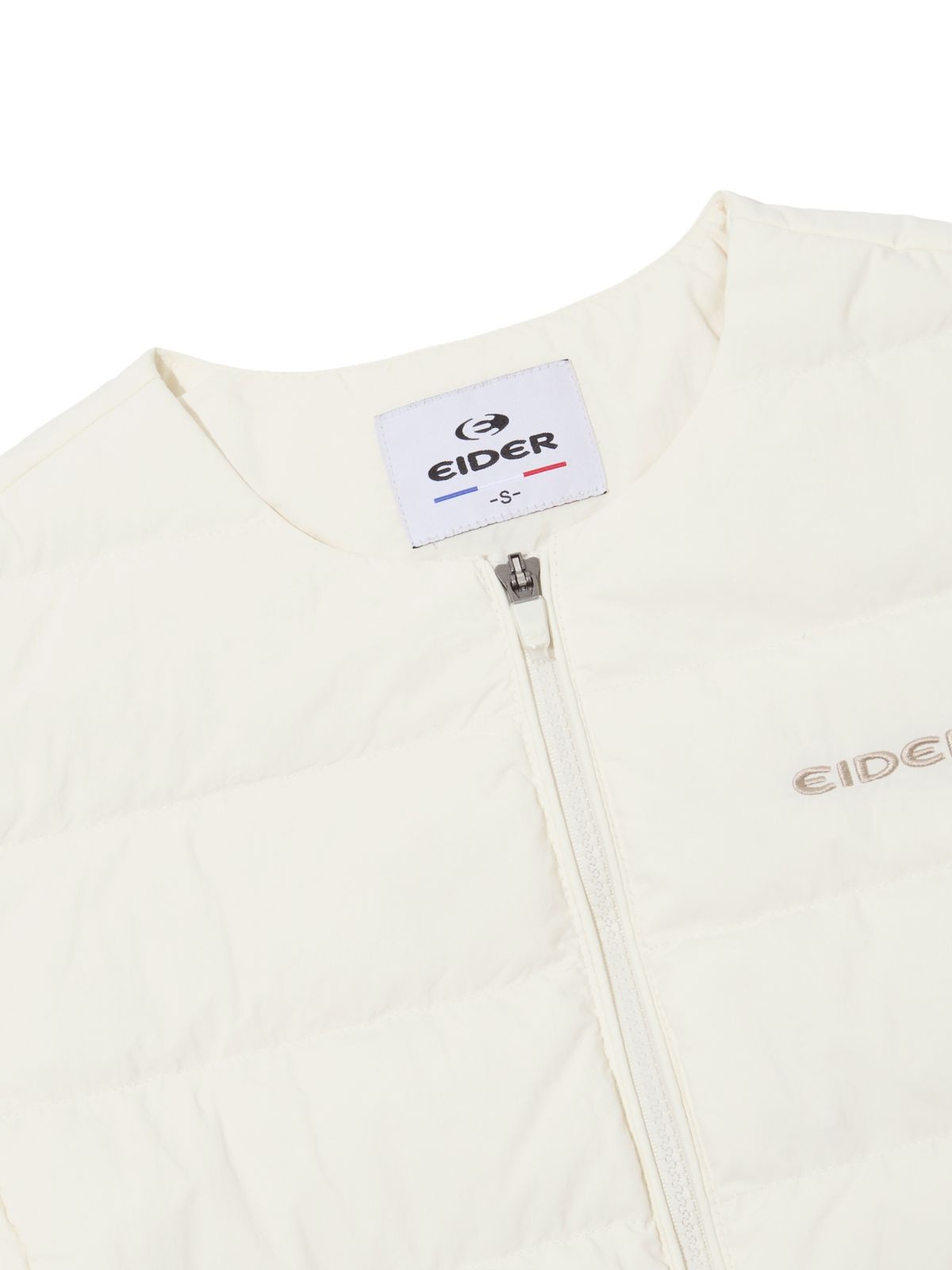 아이더(EIDER) POP 여성 슬림 퀼팅 다운 자켓_Cream