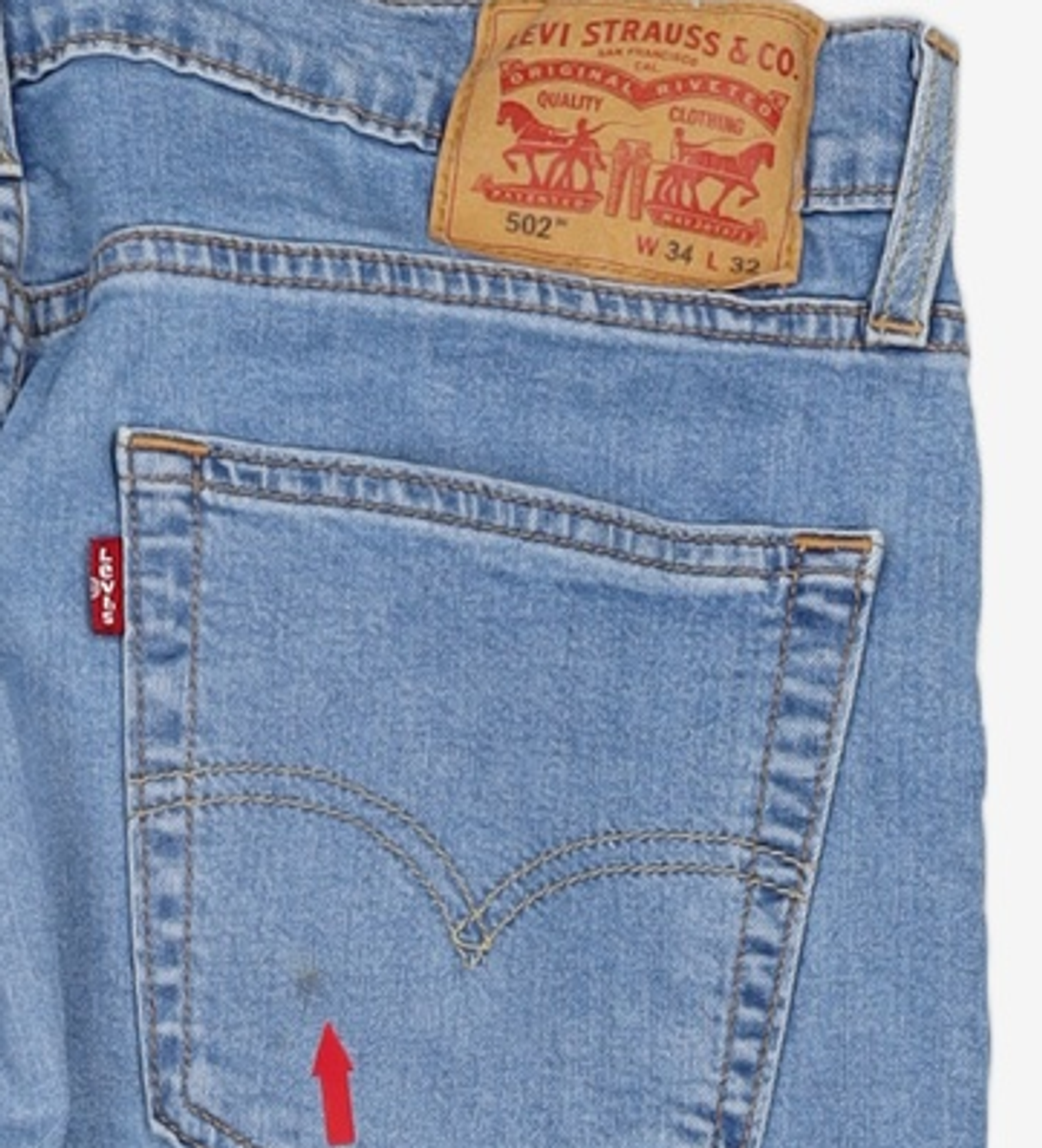 리바이스(LEVI'S) 청/데님 팬츠 L