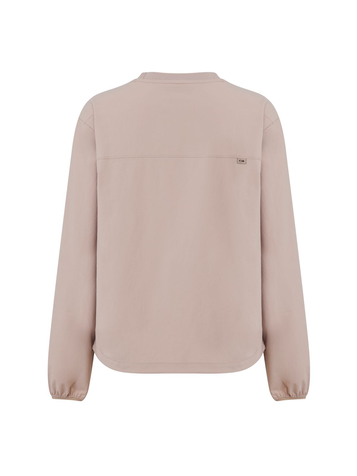 아이더(EIDER) POP 여성 우븐 라운드 티셔츠_BEIGE PINK
