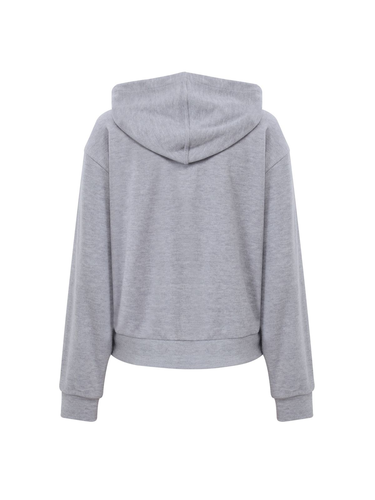 아이더(EIDER) POP 소프트 골지 여성 후드 짚업_Melange GREY