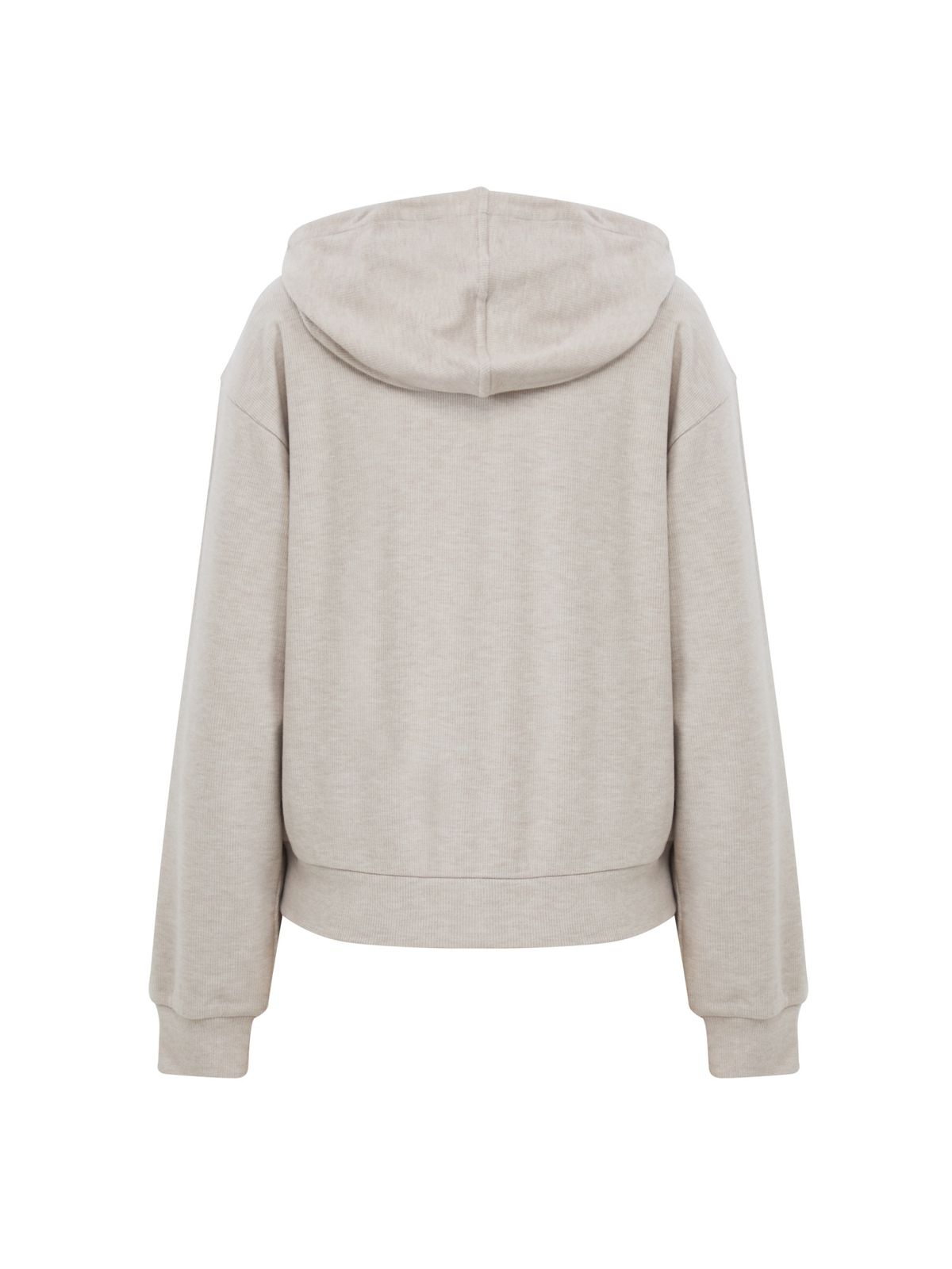 아이더(EIDER) POP 소프트 골지 여성 후드 짚업_MID BEIGE