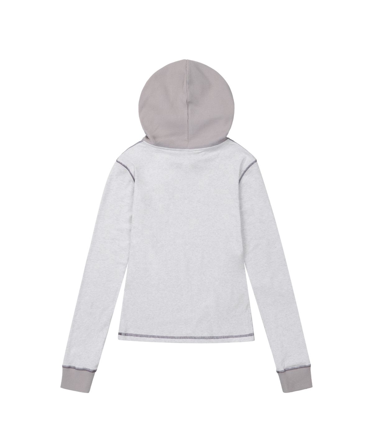 아캄(AAKAM) Slant Cut Hooded Long Sleeve (Light Gray)