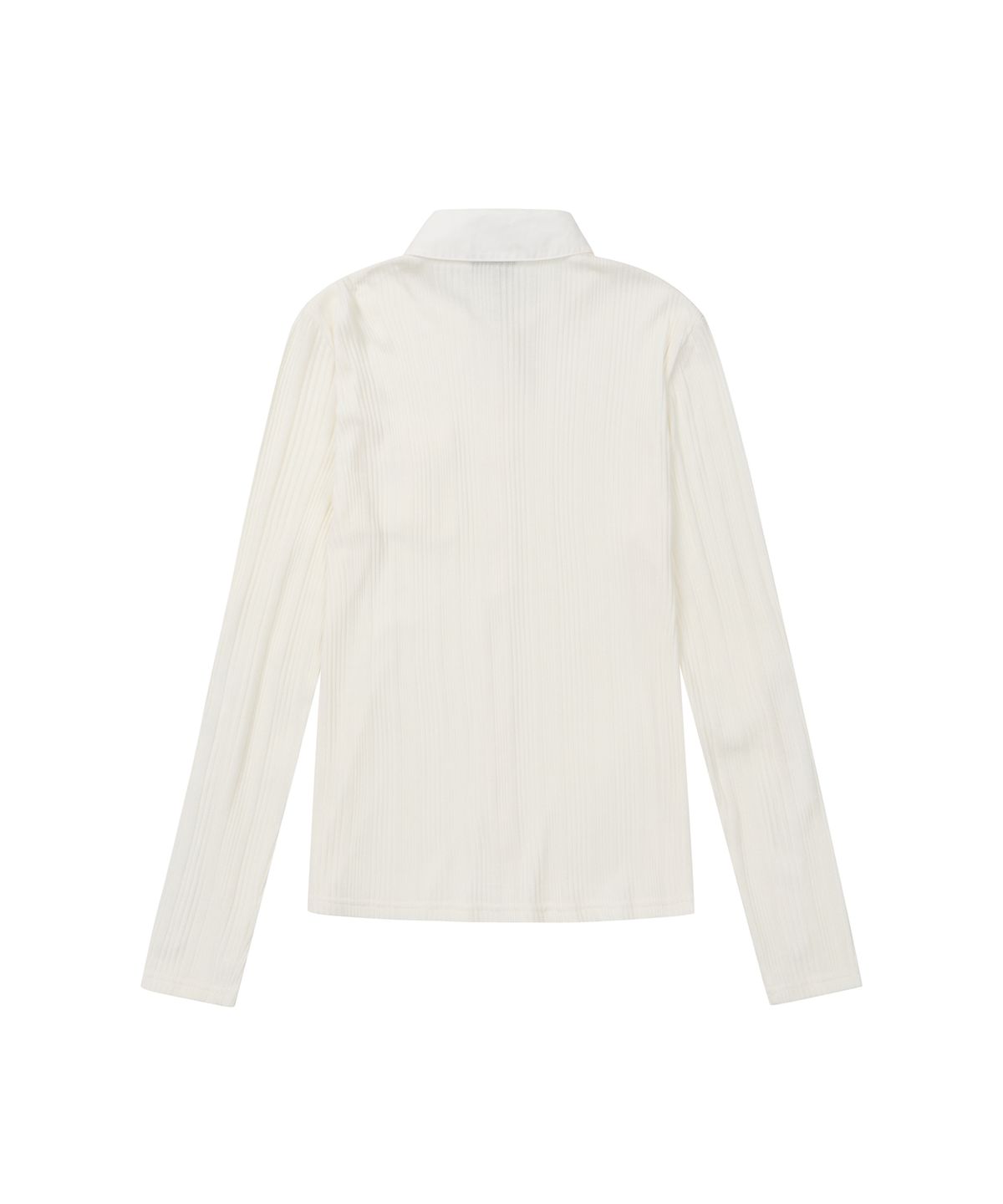 아캄(AAKAM) Roll-Up Pocket Long Shirts (White)