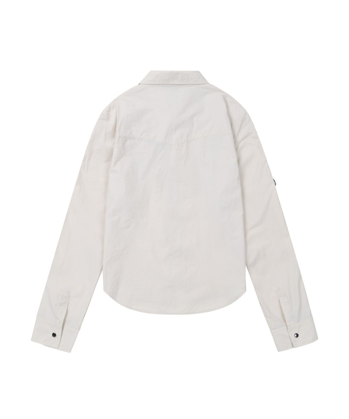 아캄(AAKAM) Roll-Up Nylon Safari Shirts (Light Beige)