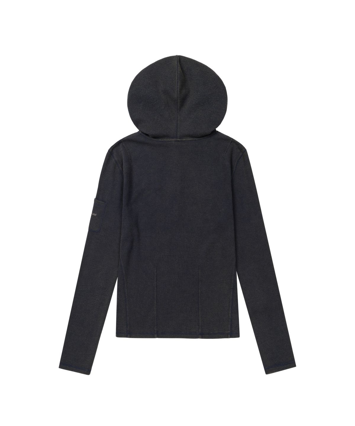 아캄(AAKAM) Bleach Washed Hooded Long Sleeve (Navy)