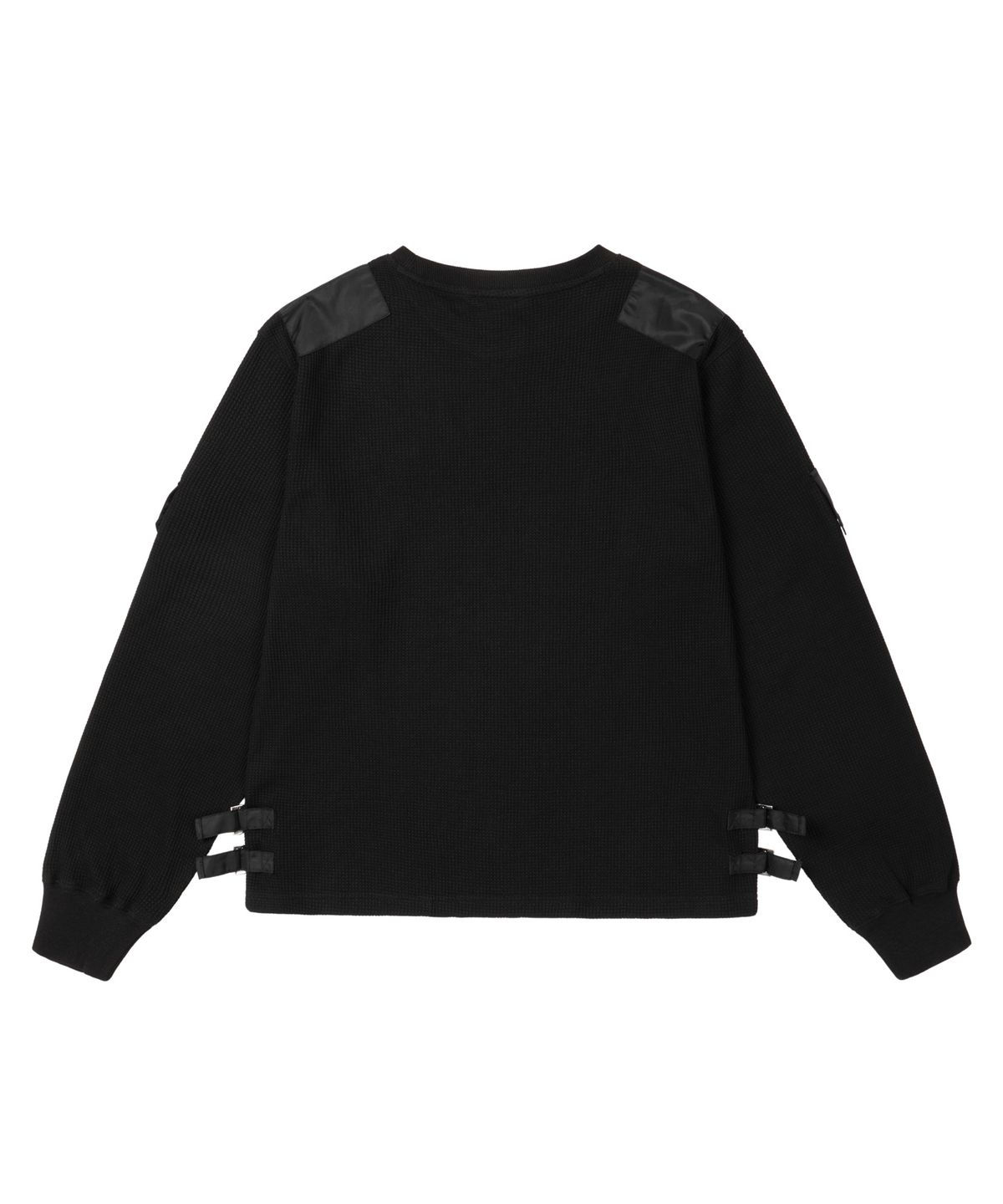 아캄(AAKAM) Waffle Aviator Long Sleeve (Black)