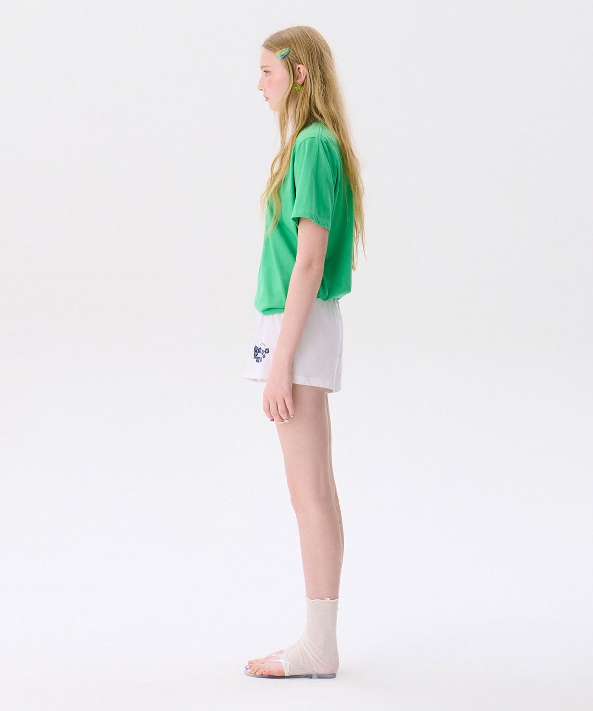 준준스페이스(JUNEJUNE SPACE) Hawaiian Print Shorts_White(하와이안 프린트 반바지_화이트)