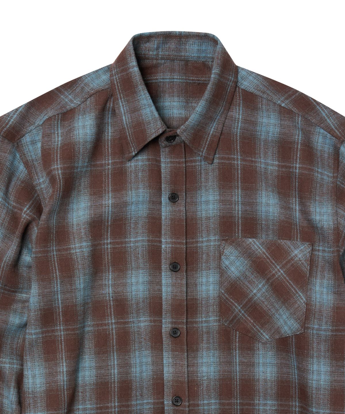 아모우(AMOU) AMOU Core Flannel Shirts BROWN