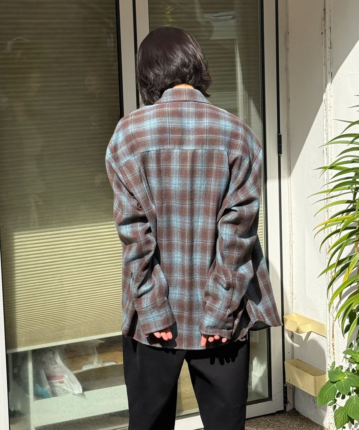 아모우(AMOU) AMOU Core Flannel Shirts BROWN