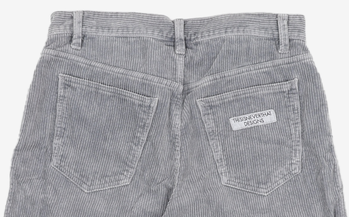 디스이즈네버댓(THISISNEVERTHAT) Overdyed Corduroy Short Grey M
