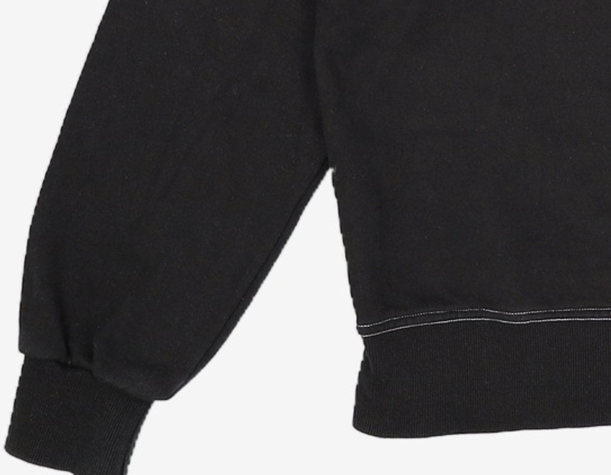 프리즘웍스(FRIZMWORKS) NEEDLEWORK STITCH SWEATSHIRT _ BLACK XL