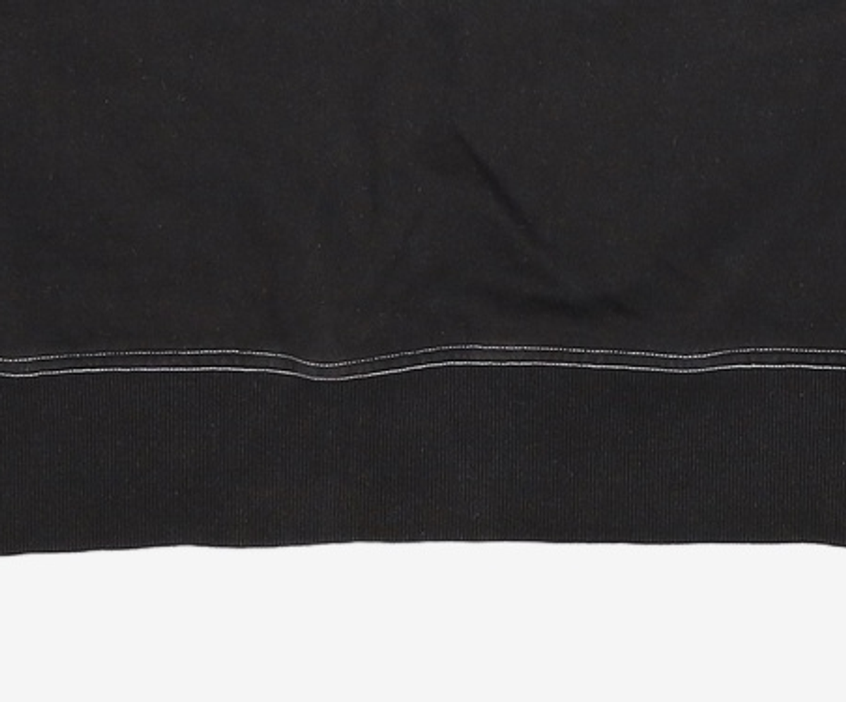 프리즘웍스(FRIZMWORKS) NEEDLEWORK STITCH SWEATSHIRT _ BLACK XL