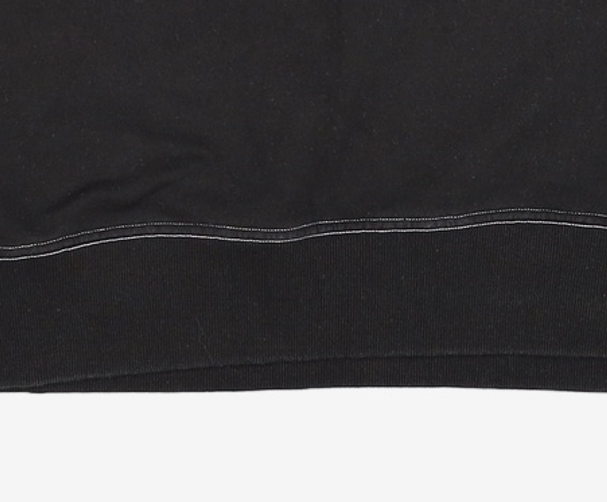 프리즘웍스(FRIZMWORKS) NEEDLEWORK STITCH SWEATSHIRT _ BLACK XL