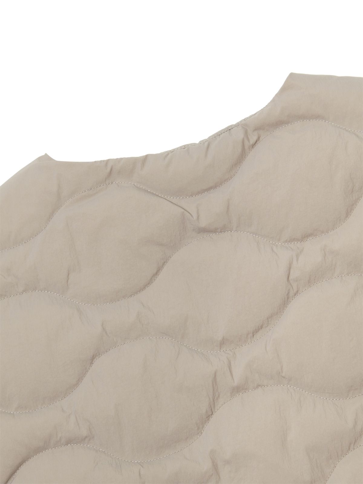 아이더(EIDER) POP 남성 U넥 경량 패딩 베스트_MID BEIGE