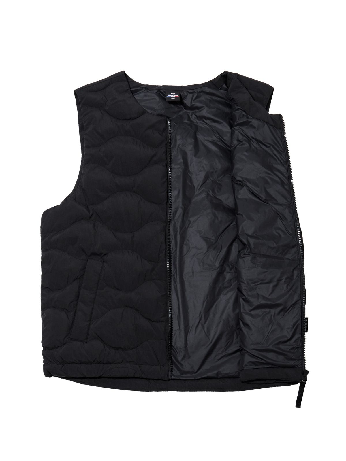아이더(EIDER) POP 남성 U넥 경량 패딩 베스트_Black
