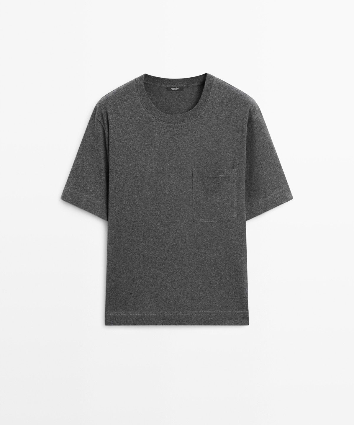 마시모두띠(MASSIMO DUTTI) 포켓 디테일 반팔 티셔츠