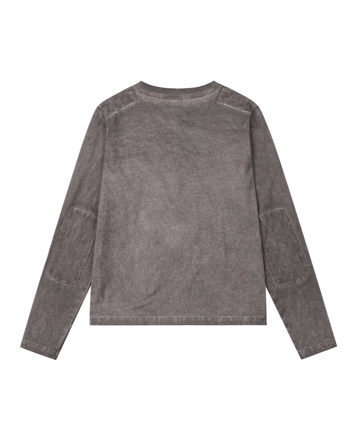 아캄(AAKAM) Military Dyed Henry Neck Long Sleeve (Dark Purple)