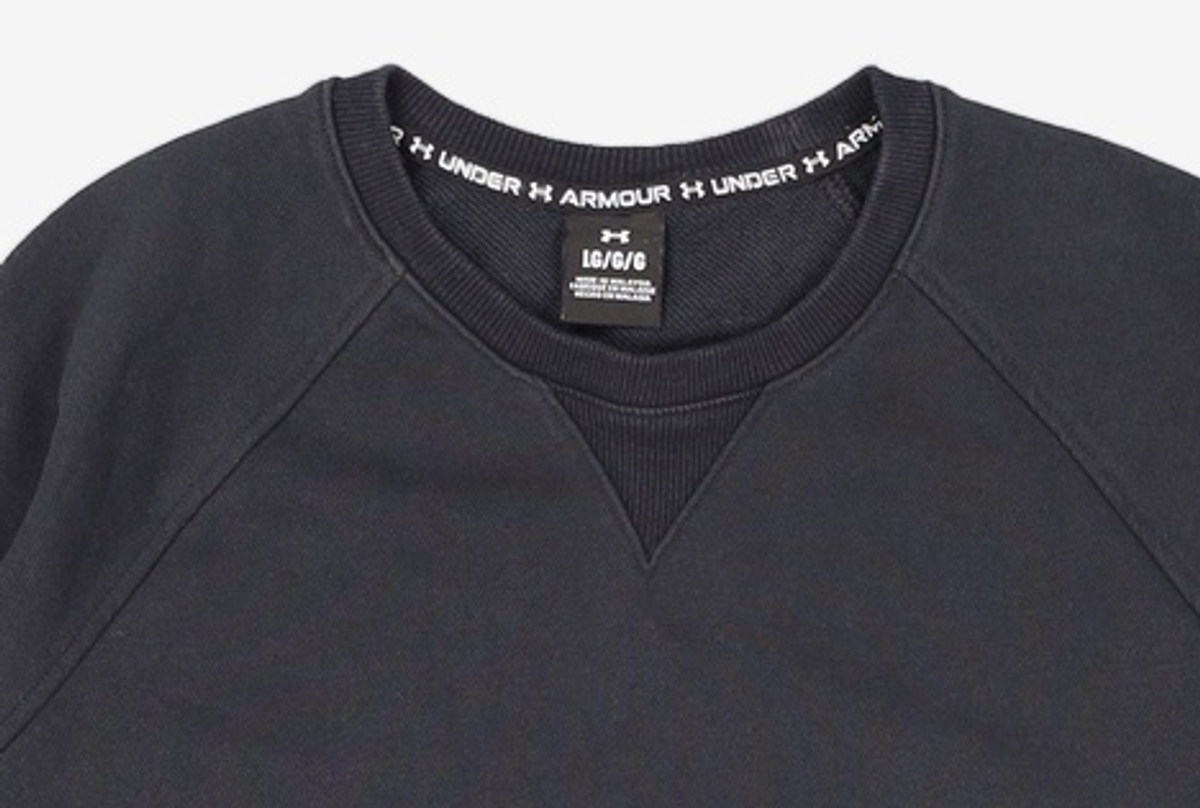 언더아머(UNDERARMOUR) 헤비웨이트 테리 크루 1379685-001 L
