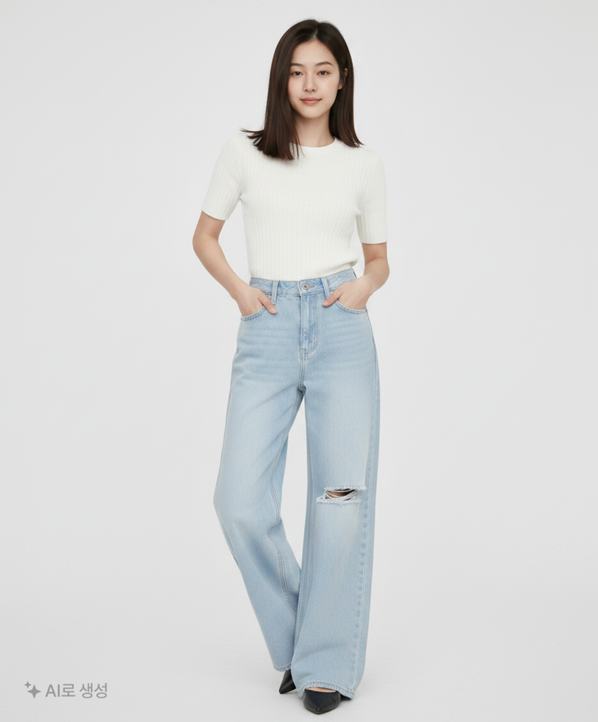 람(RAAM) 청/데님 팬츠 S