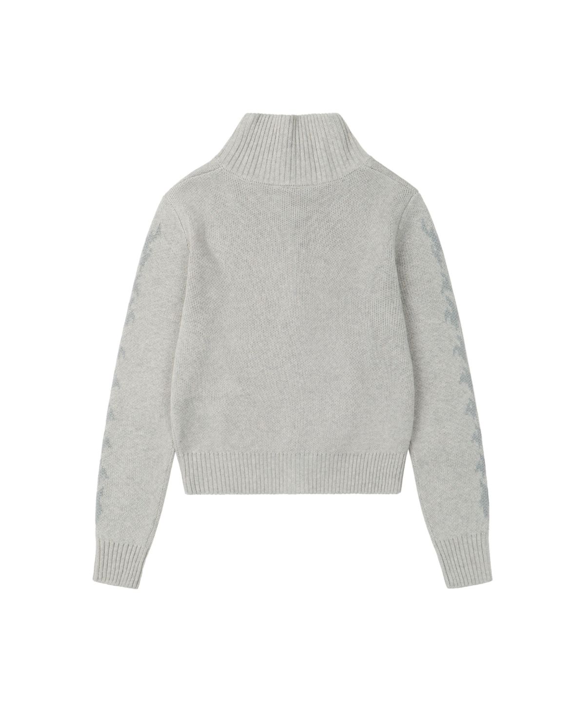 아캄(AAKAM) Gothic Jacquard Knit Zip-Up (Gray)