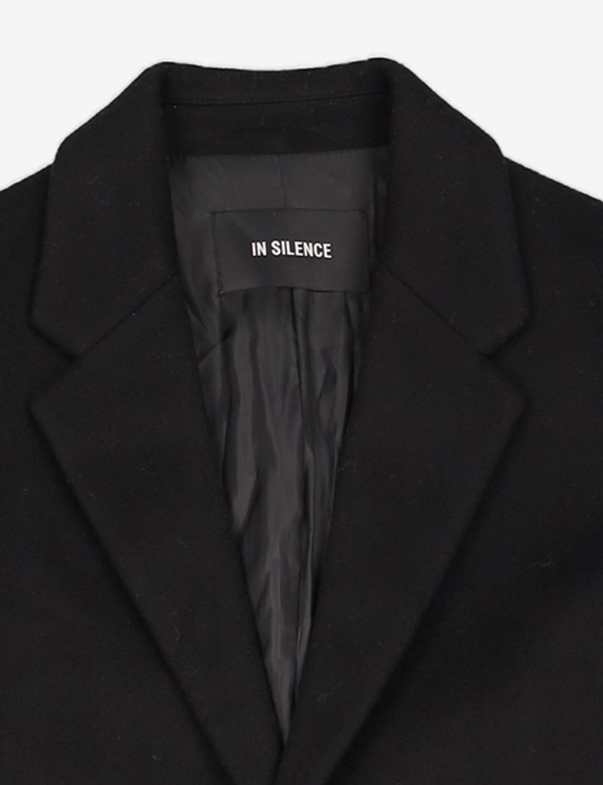 인사일런스(INSILENCE) 솔리스트 캐시미어 코트 BLACK S