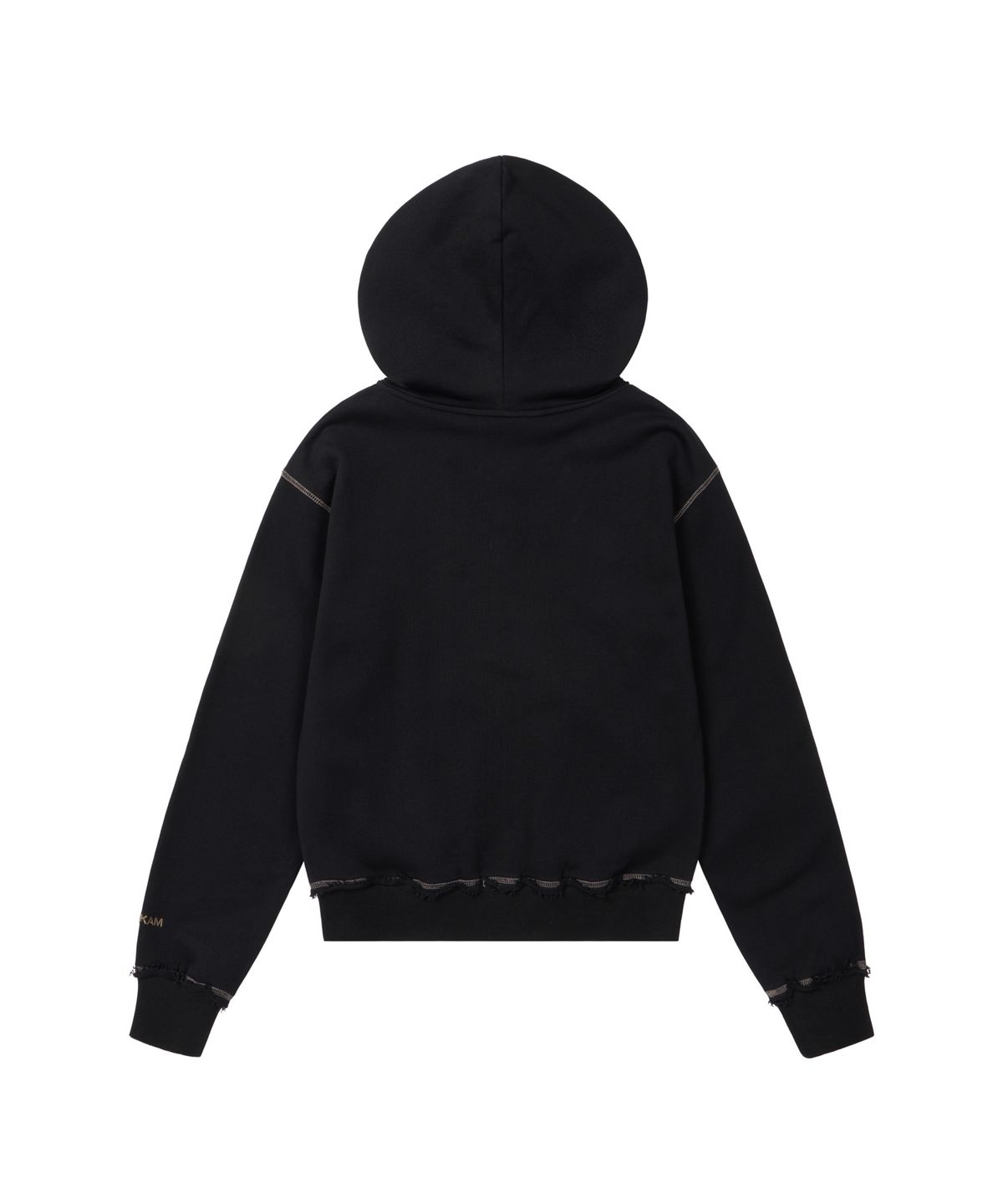 아캄(AAKAM) Starburst Zip-Up Hoodie (Black)