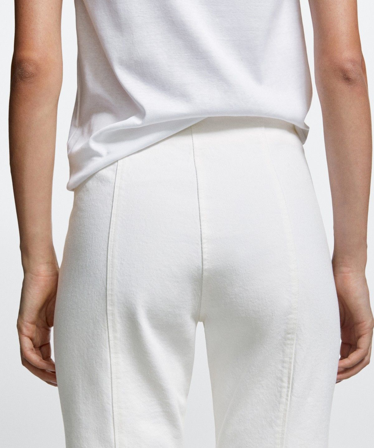 마시모두띠(MASSIMO DUTTI) 데님 카프리 팬츠