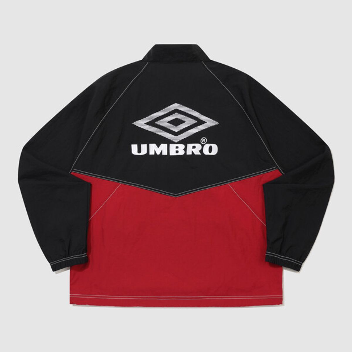 엄브로(UMBRO) 크리스피 타슬란 긴팔 스탠넥 아노락 레드 UR324CWT91