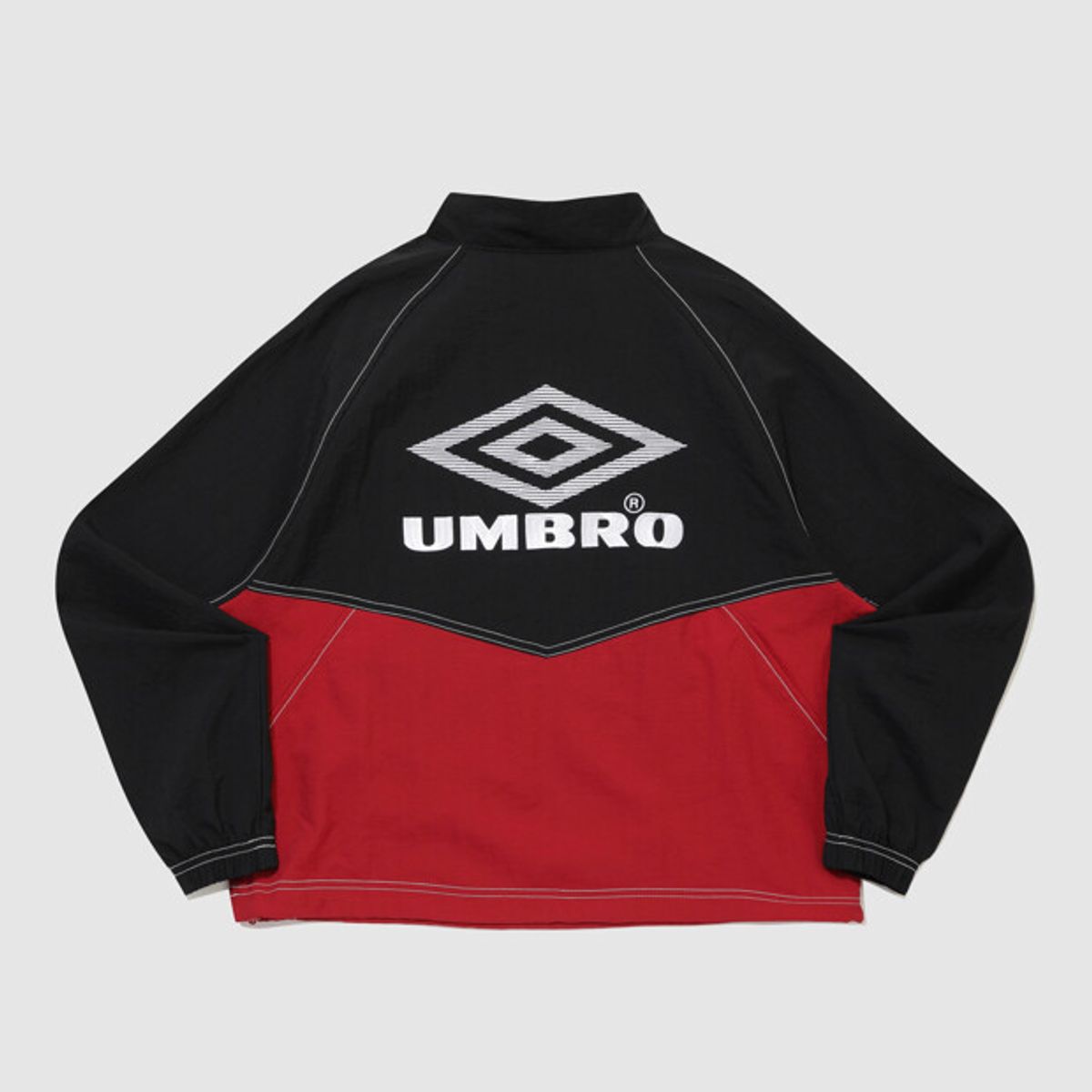 엄브로(UMBRO) 크리스피 타슬란 긴팔 스탠넥 아노락 레드 UR324CWT91