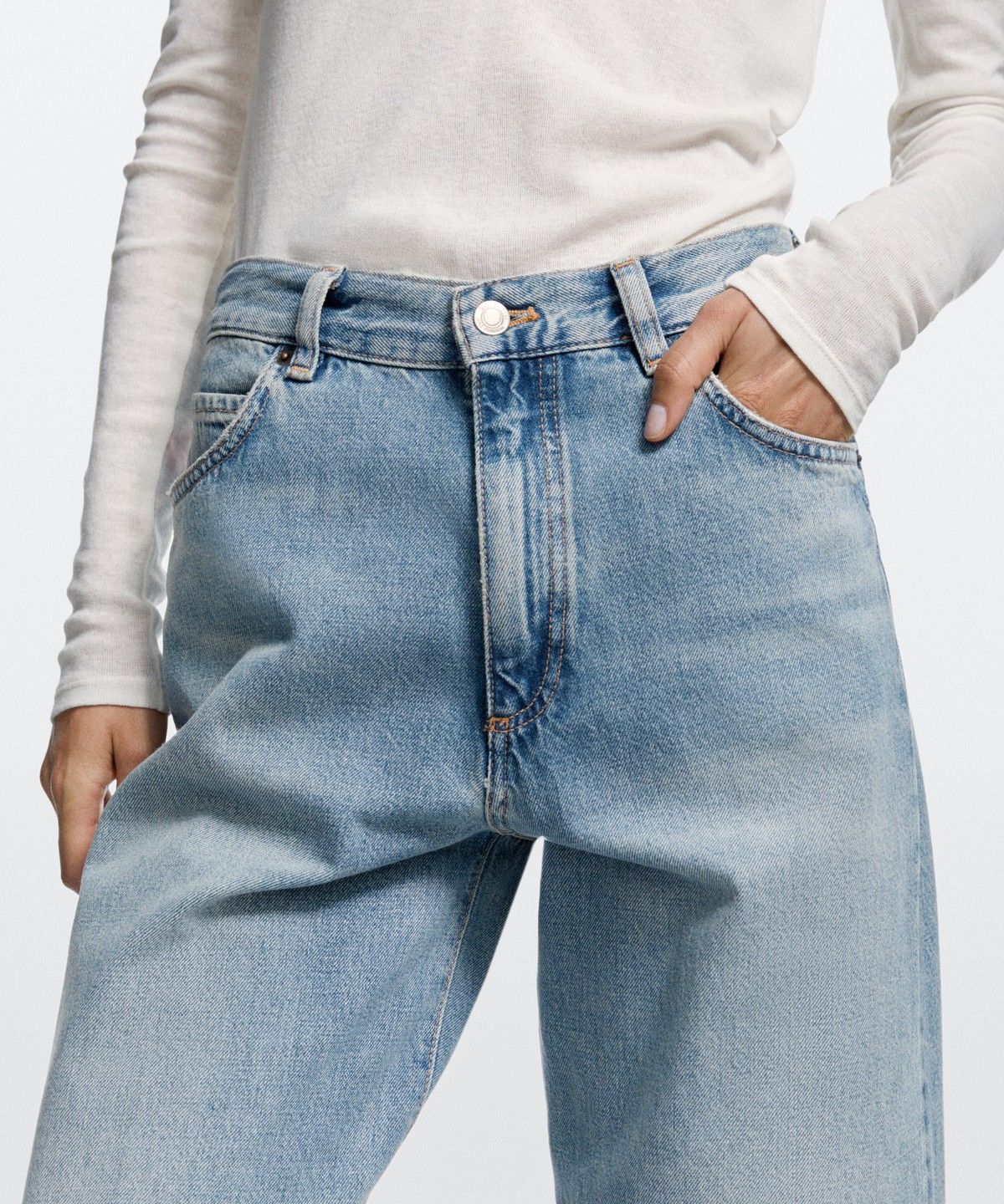 마시모두띠(MASSIMO DUTTI) 하이라이즈 팔라초 팬츠
