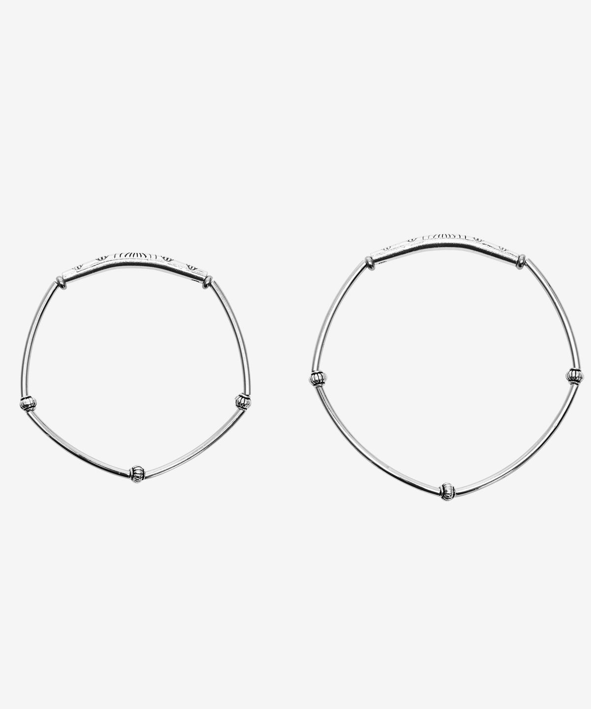 피넛루프(PEANUT LOOP) Axis Bar Bracelet Silver