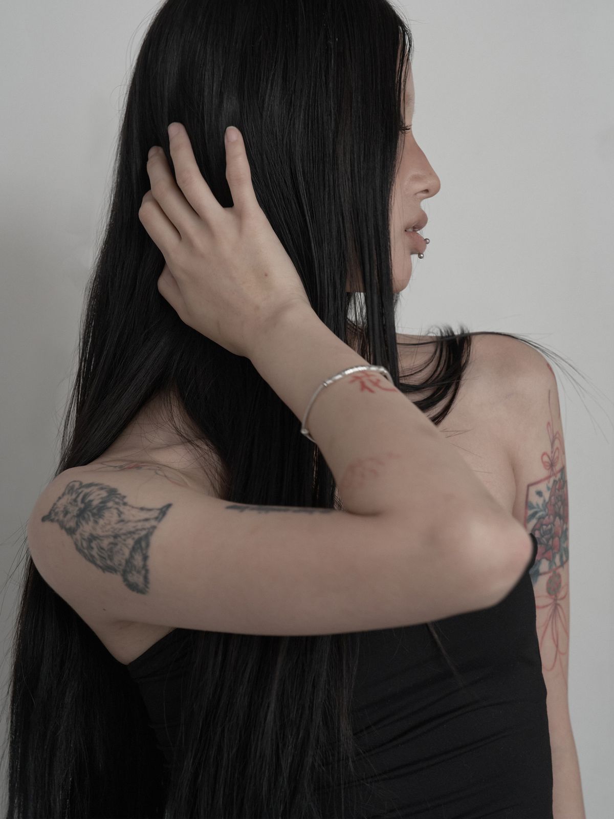 피넛루프(PEANUT LOOP) Axis Bar Bracelet Silver