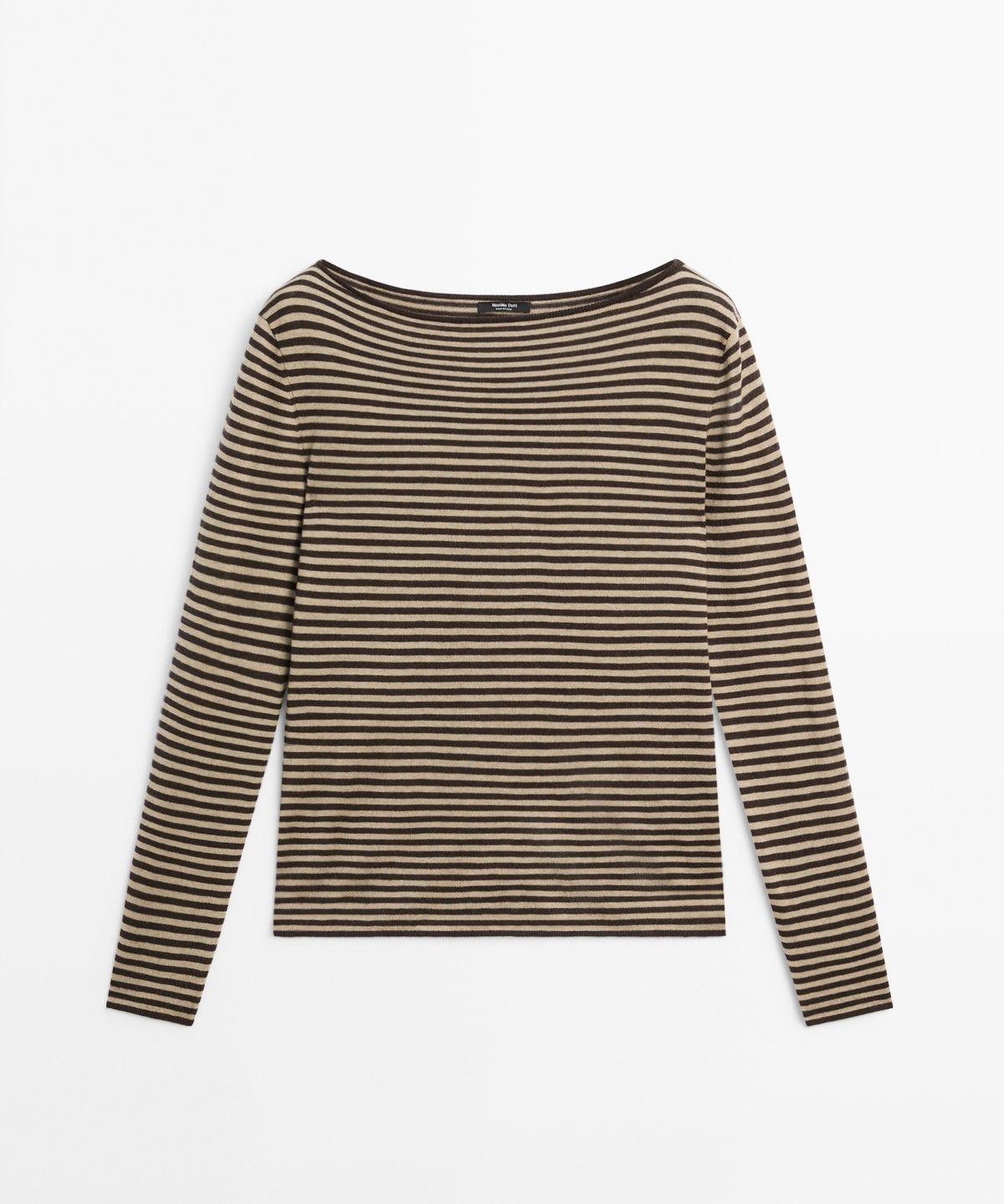 마시모두띠(MASSIMO DUTTI) 울 스트라이프 니트 스웨터