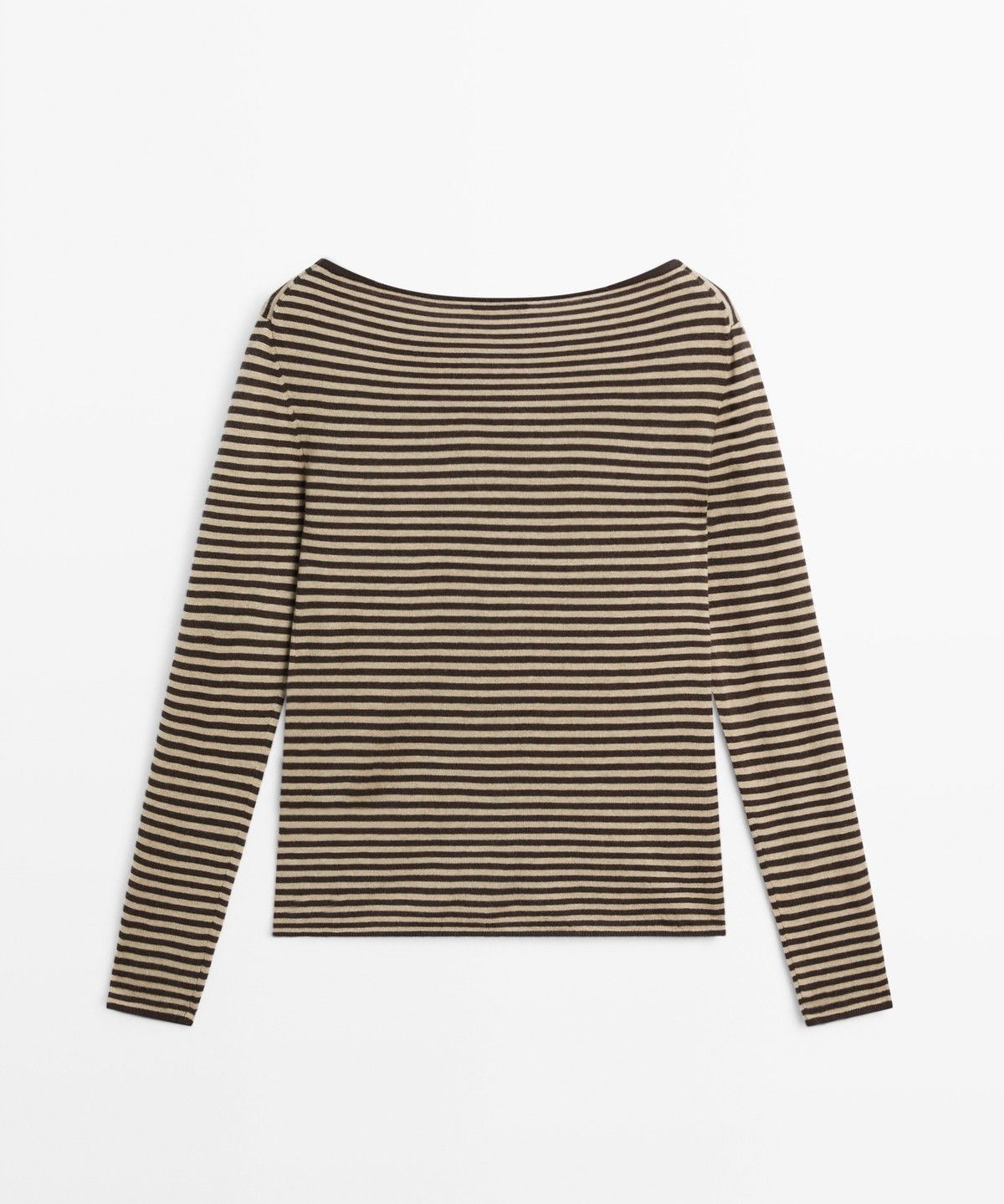 마시모두띠(MASSIMO DUTTI) 울 스트라이프 니트 스웨터