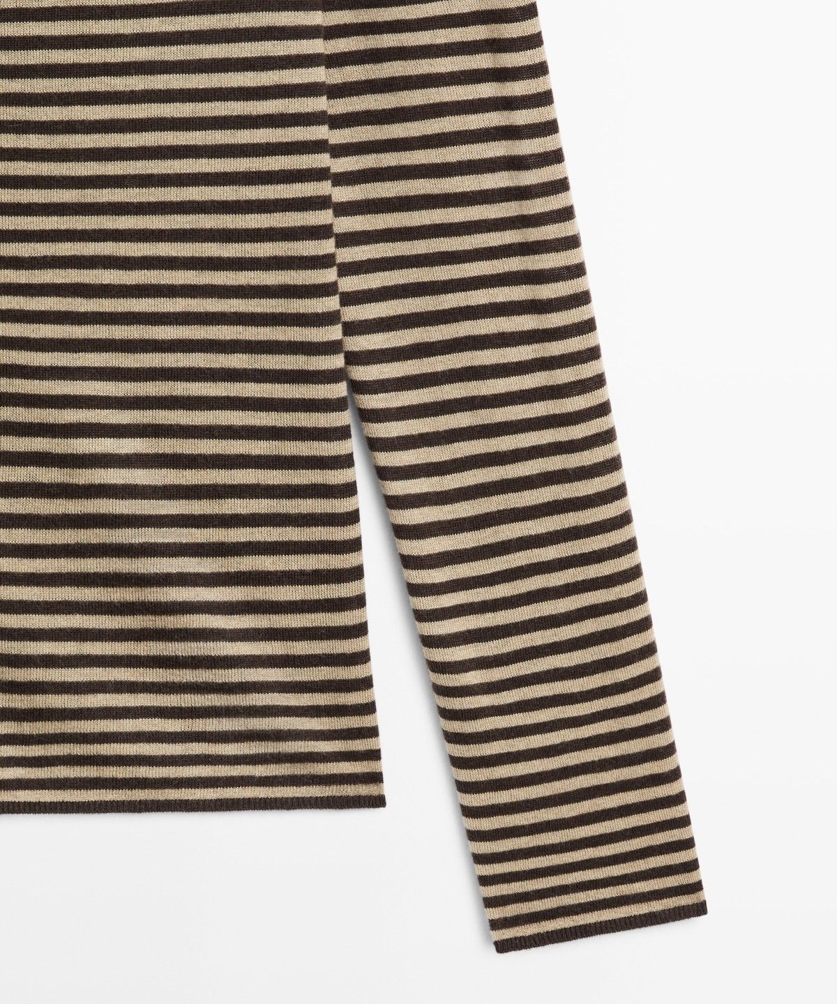 마시모두띠(MASSIMO DUTTI) 울 스트라이프 니트 스웨터