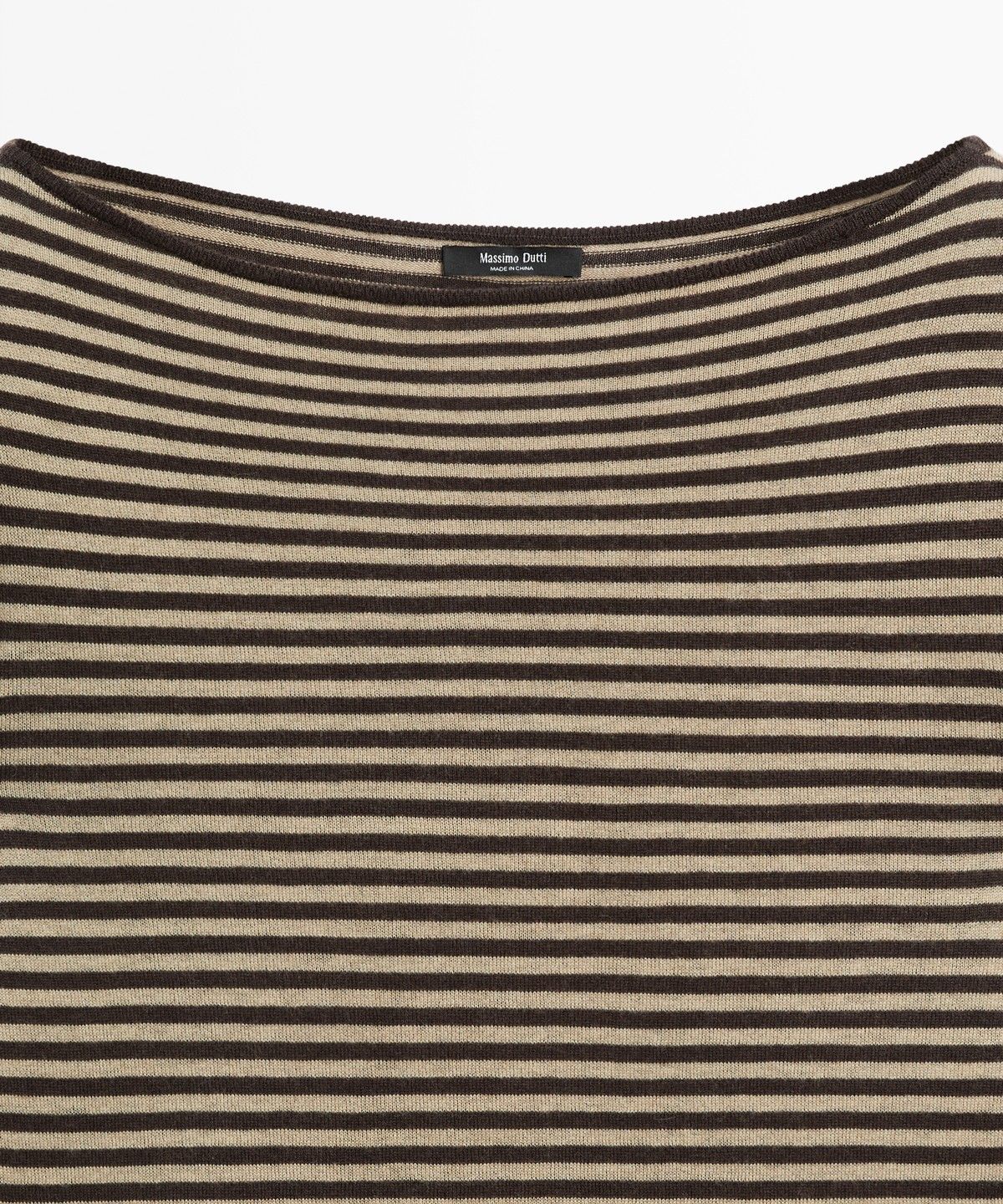 마시모두띠(MASSIMO DUTTI) 울 스트라이프 니트 스웨터