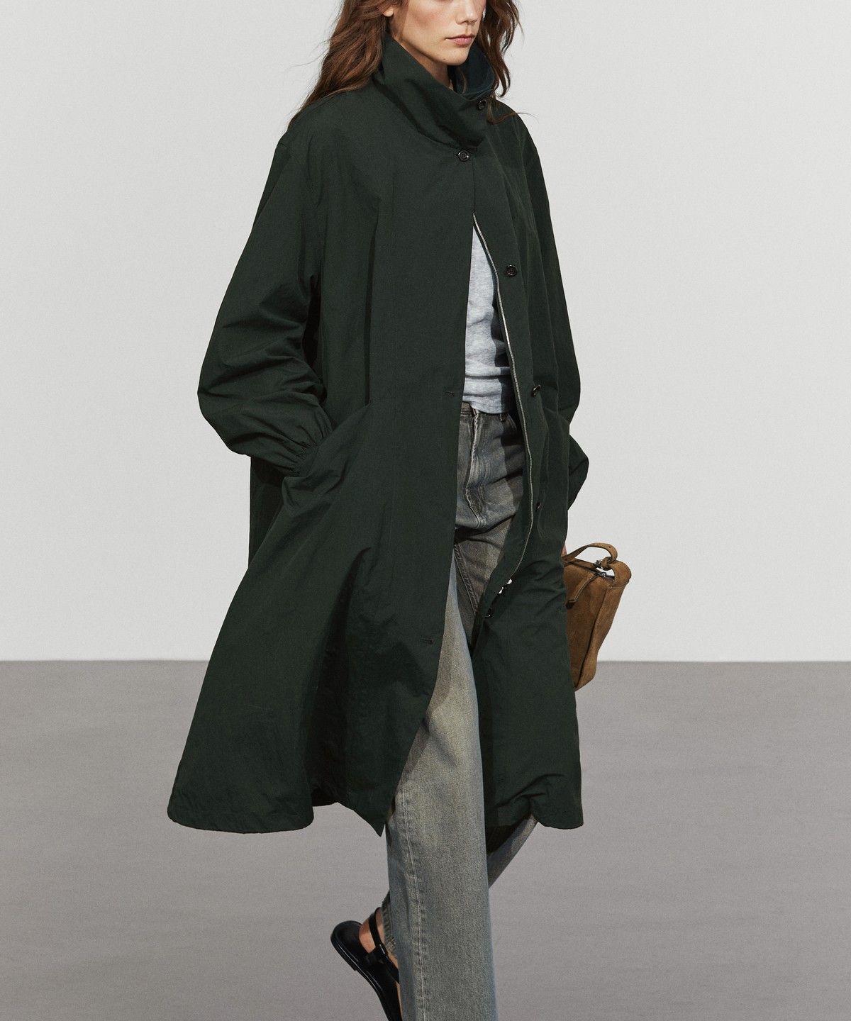 마시모두띠(MASSIMO DUTTI) 테크니컬 롱 파카