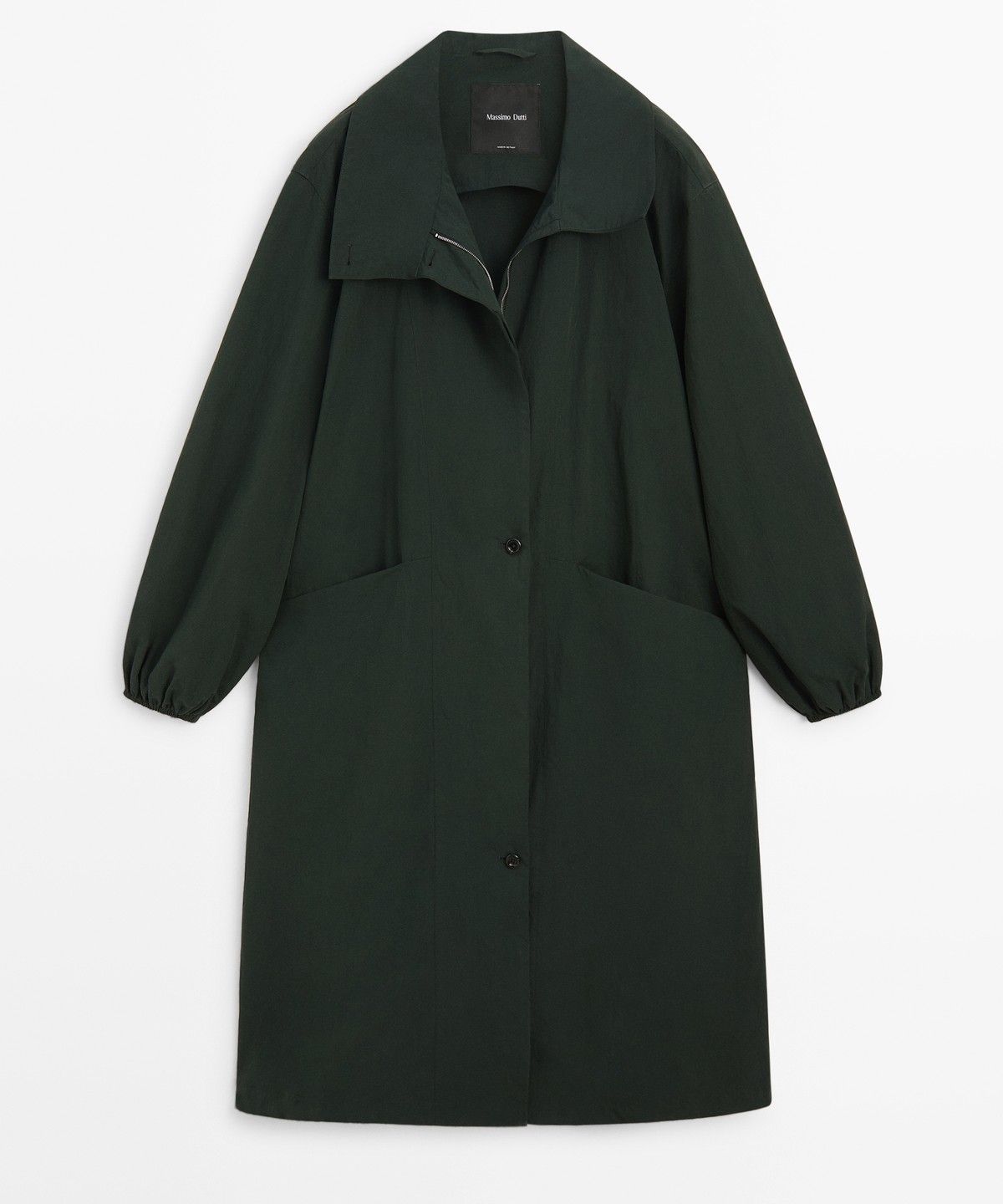 마시모두띠(MASSIMO DUTTI) 테크니컬 롱 파카