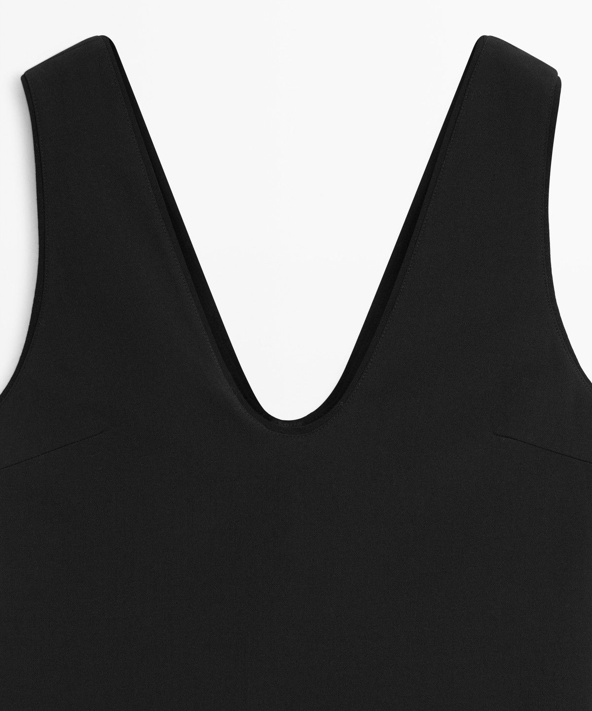 마시모두띠(MASSIMO DUTTI) 더블 패브릭 미디 원피스